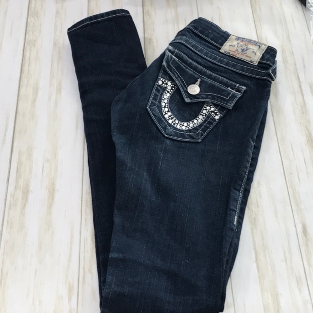 True Religion Brand New Julie Skinny  Dark Jean